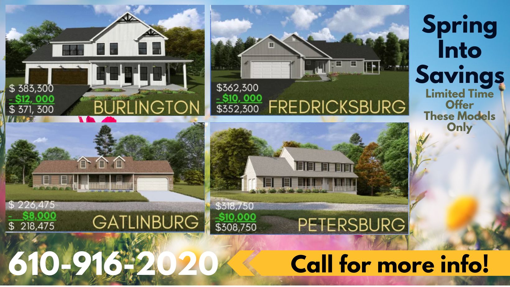 burlington, fredericksburg, gatlinburg, petersburg